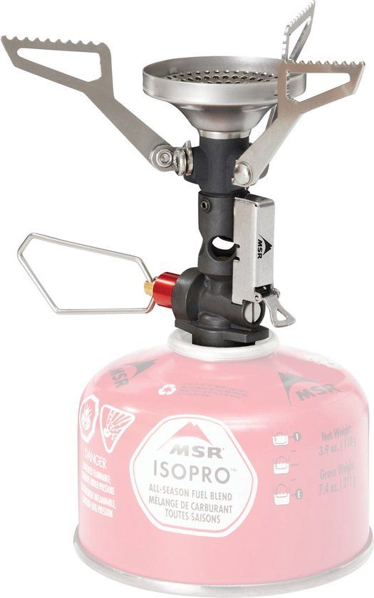 MSR Pocket Rocket DLX Gas Burner - Grey - 2403W - 83g