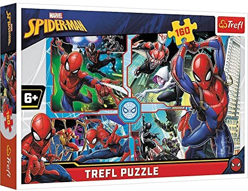 Trefl Puzzel, Marvel Spider-Man, 160 stukjes, Spider, voor kinderen vanaf 6 jaar
