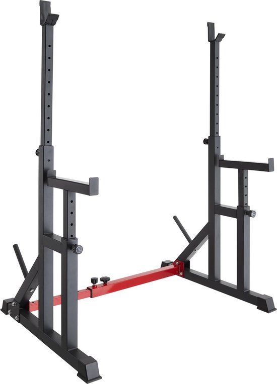 tectake® Squat Rack Creed - Verstelbaar - 6 maanden garantie