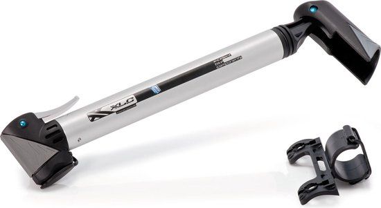 XLC PU-R03 Race Mini Fietspomp - Aluminium - Zwart/Zilver