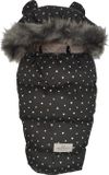 BabyMatex Slaapzak VENUS + Mufka 13, 100 cm, noir avec triangles blancs