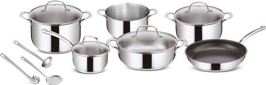 Lagostina Evelia Pannenset - 13-delig - RVS