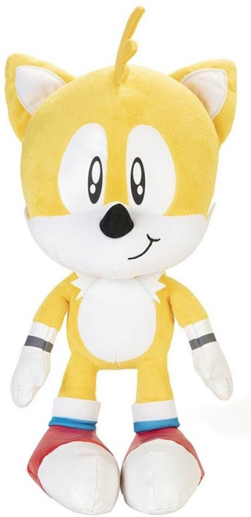 SONIC The Hedgehog - Jakks Jumbo pluche tails figuur, 50 cm, knuffeldier, groot pluche dier, 404794