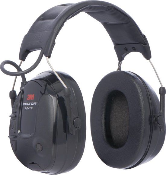 Peltor 3M PELTOR ProTac III - Oorkappen - Zwart - 32 dB - Bedraad