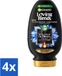Garnier Loving Blends Conditioner met Actieve Kool, voor extra glans, 250 ml - Voordeelverpakking - 4 stuks