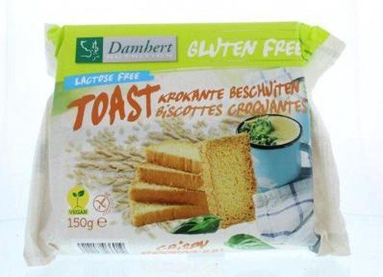 Damhert Toast glutenvrij 150g