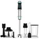 Merkloos Staafmixer - 1200 W - 4-blads mes - Zwart - XL model met lange voet