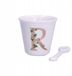 La Porcellana Bianca Porseleinen Espressokop met Lepel, 75ml, Wit