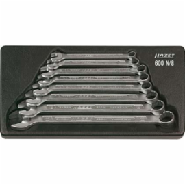 HAZET Ringsteeksleutelset 17-delig 7-27mm DIN3113A 600N/17N
