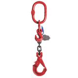 Delta 1-Sprong met veiligheidshaak, met inkorthaak | Grade 80 | 1,120 ton | 6 mm | 4 m