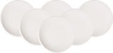 Villeroy & Boch Dinerbord NewMoon Wit Set van 4