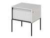 TABLE DE CHEVET 1 tiroir blanc