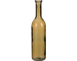 Mica Decorations Rioja Glass Bottle Vase - H75 x Ø18 cm - Ocher