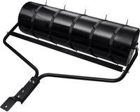 vidaXL Trekbare Tuinrol met Aerator Klemmen Ø 30 x 90 cm Staal