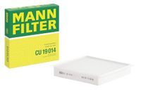 MANN-FILTER CU 19 014 Cabine luchtfilter - Toerisme voertuig + hulpprogramma's