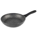 Salter® BW10691 Megastone Thermo Collar Collection, anti-aanbaklaag, corrosiebestendig en krasbestendig gesmede aluminium koekenpan, 20 cm, warmte-indicatorkraag, metalen gebruiksvoorwerp en