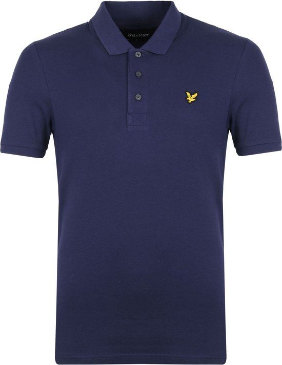 Lyle & Scott Men's Polo Shirt - Dark Blue - Size L