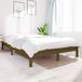 Maison Exclusive - Lit en bois massif, brun miel, 200x200 cm, en pin