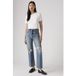 Levi's Ribcage Straight Ankle Jeans Dames Blauw W27L29