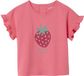 Vertbaudet Babyshirt met ruches aan de mouwen en fruitmotief