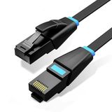 Netwerkkabel, RJ45, UTP, CAT6A, AWG32, 50 m, zwart, hoge snelheid, ideaal voor snelle en betrouwbare verbindingen