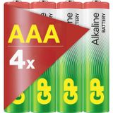 GP AAA Batterie GP Alkaline 1,5V 4 Stück