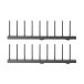 String String Étagère Murale Noir, 30 cm, Lot de 2