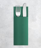 VelaHub Airlaid 50 Bestekservetten, hoogwaardig, wegwerpservetten, 32 x 40 cm, groen