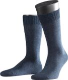 FALKE Swing 2-Pack eenkleurig katoen multipack sokken heren blauw - maat 43-46