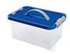 Heidrun 1631 Opslagdoos Rechthoekig Blauw/Wit