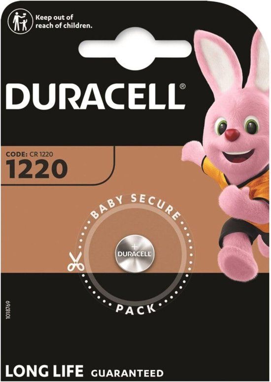 Duracell CR1220 Lithium Knoopcel Batterij