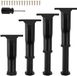 TRANKIELO® - Pieds de lit réglables – 4 pièces – Heavy duty – Support de haute qualité pour lit, canapé, armoire et plus