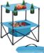 VEVOR Opvouwbare Tafel Draagbare Picknicktafel Buffettafel Oxford Stof 56cm Blauw