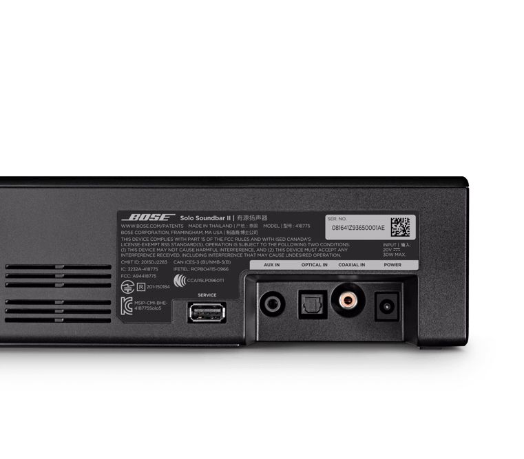 Bose Solo Soundbar Series 2 - Zwart - Bluetooth TV speaker kopen
