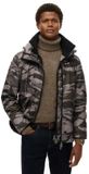 Superdry Mountain windjack met capuchon Heren Dark Grey Tiger Camo M