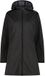 CMP Dames softshell parka met capuchon gemêleerd, maat 38, nero mel.