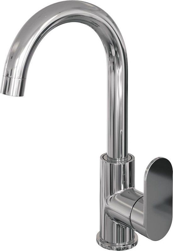 Brauer Chrome Edition Wastafelmengkraan Opbouw Hoog - Model C - Chroom