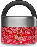 Qwetch Lunchbox poignée Isolée - Flowers Rouge