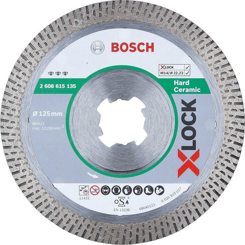 Bosch Best for Ceramic Extraclean diamantschijf tegels 115x22,2x1,4mm X-Lock