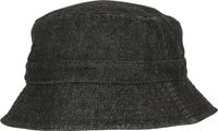 urban classics Flexfit - Denim Bucket Hat black/grey one size