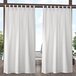 Exclusive Home Curtains Cabana Tab Top Curtain Panel - Pearl - 54x96 - Vanilla