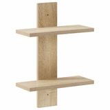vidaXL Wandplank Sonoma Eiken 30 x 13.5 x 43 cm Bewerkt hout