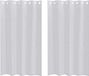 vidaXL - Voile Gordijn - 2 stuks - Lichtgrijs - 175 x 140 cm - Polyester