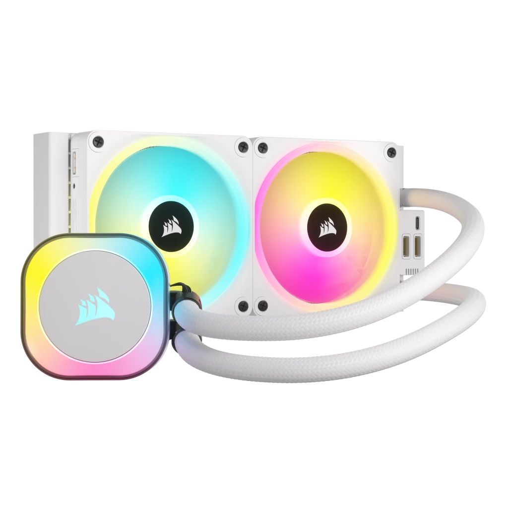 Corsair iCUE LINK H100i RGB White - 240mm AIO Liquid Cooler