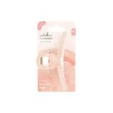 invisibobble CLIPSTAR L Heartbeat (1 stuk) – grote haarspeld in roze met hartdetail – voor dames, kinderen en meisjes – haarspeldenset voor dun haar en speelse, romantische looks