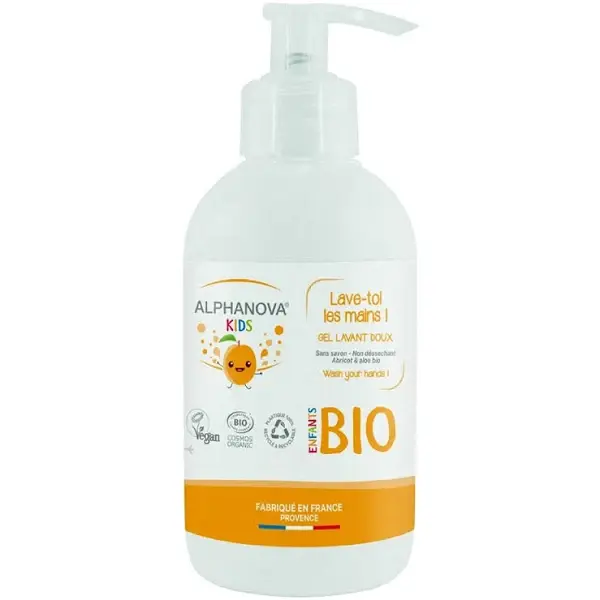 Alphanova Sun - Kids Wash Your Hands Handzeep 250ml - Abrikoos Zeep