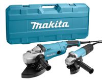 Makita DK0053G Haakse slijper set (GA9020 & 9558HN) in koffer - 2200W / 840W - 230mm / 125mm