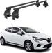 Menabo Barre de toit pour Renault Clio V (2019-2024), Noir