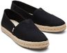 TOMS Shoes ALPARGATA ROPE 2.0 Instappers Zwart Maat 39