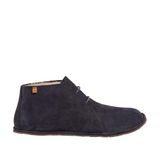 El Naturalista 25672C1NF005_0B0 Bottines en cuir bleu plaisant (38), Plat, Lacets, Casuel